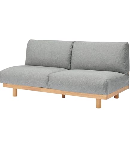 Amazon.co.jp: 無印良品 ユニットソファ本体アームレス 大 幅77cm